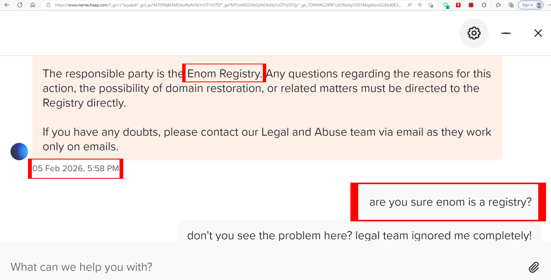 Enom Registry 2