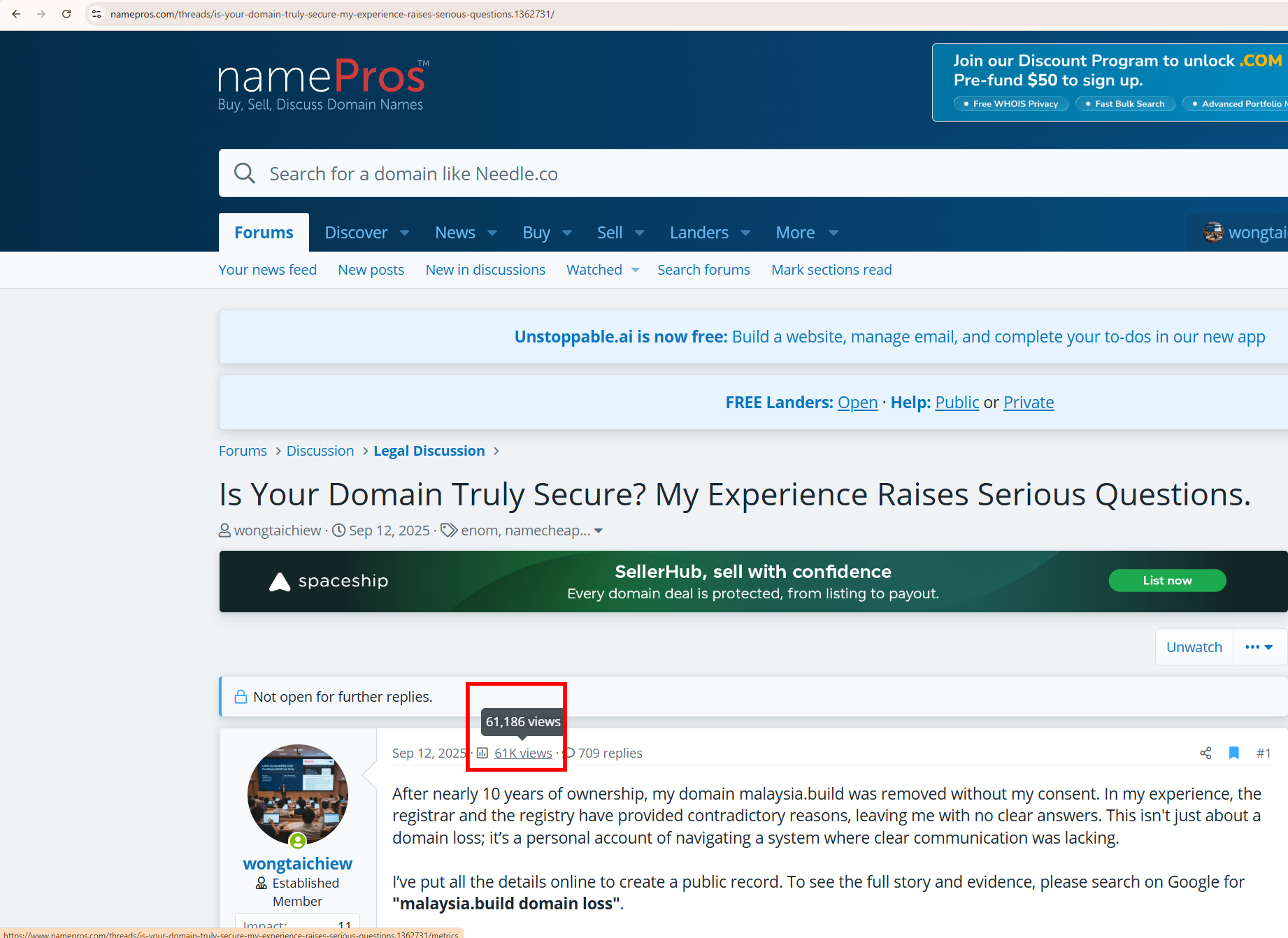 Namepros 61186 View Count